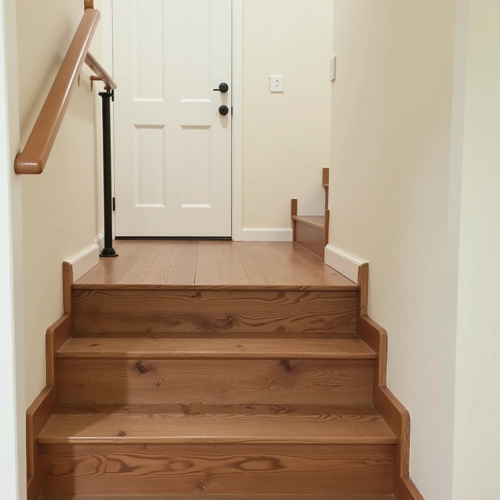 5. Wooden Stair Treads: Warmth and Natural Beauty