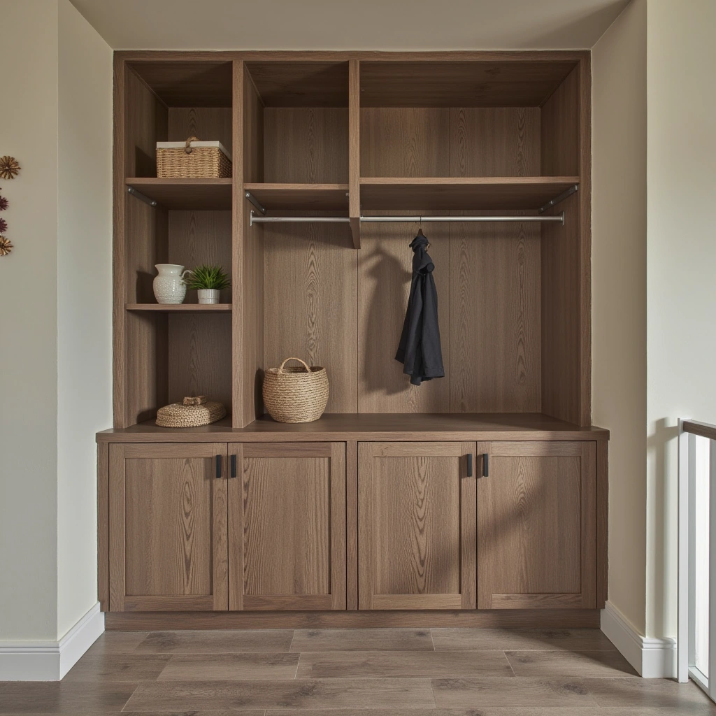 1. Classic Shelved Closet for Organized Storage