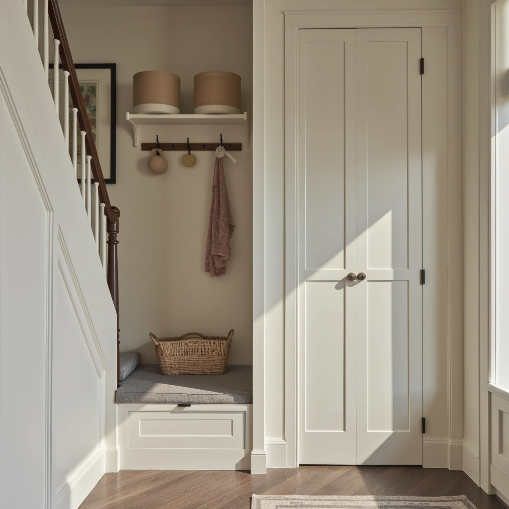 1. Classic Built-In Coat Closet