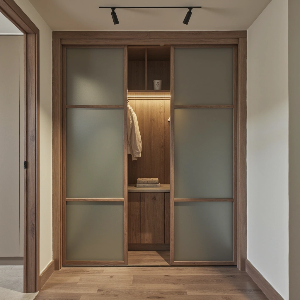 7. Sliding Door Coat Closet