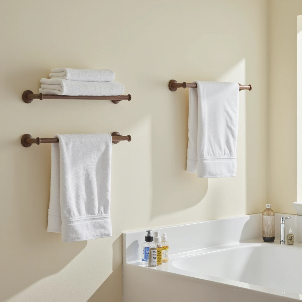 9. Double Towel Bars