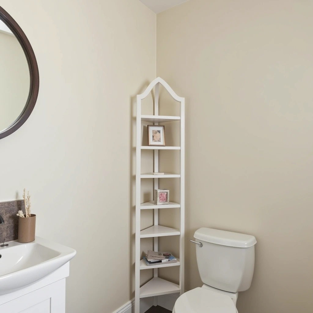 10. Corner Towel Racks