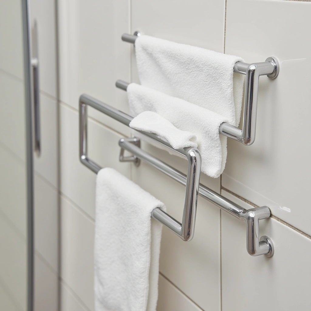 13. Magnetic Towel Bars