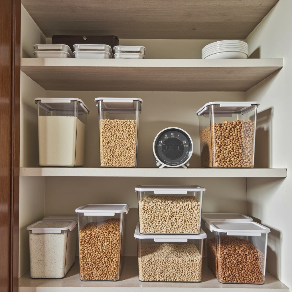 2. Clear, Airtight Containers: See What You Have