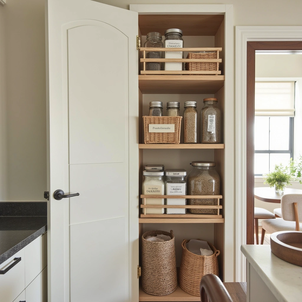 3. Door-Mounted Storage Racks: Extra Space on the Inside
