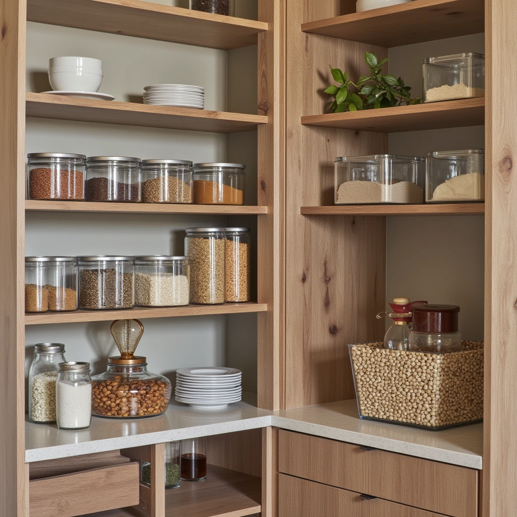 9. Tiered Shelf Organizers: Display and Sort