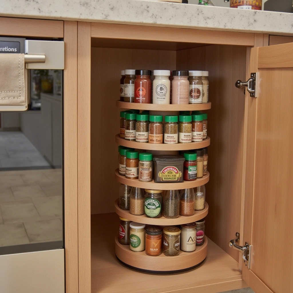 4. Rotating Spice Carousel