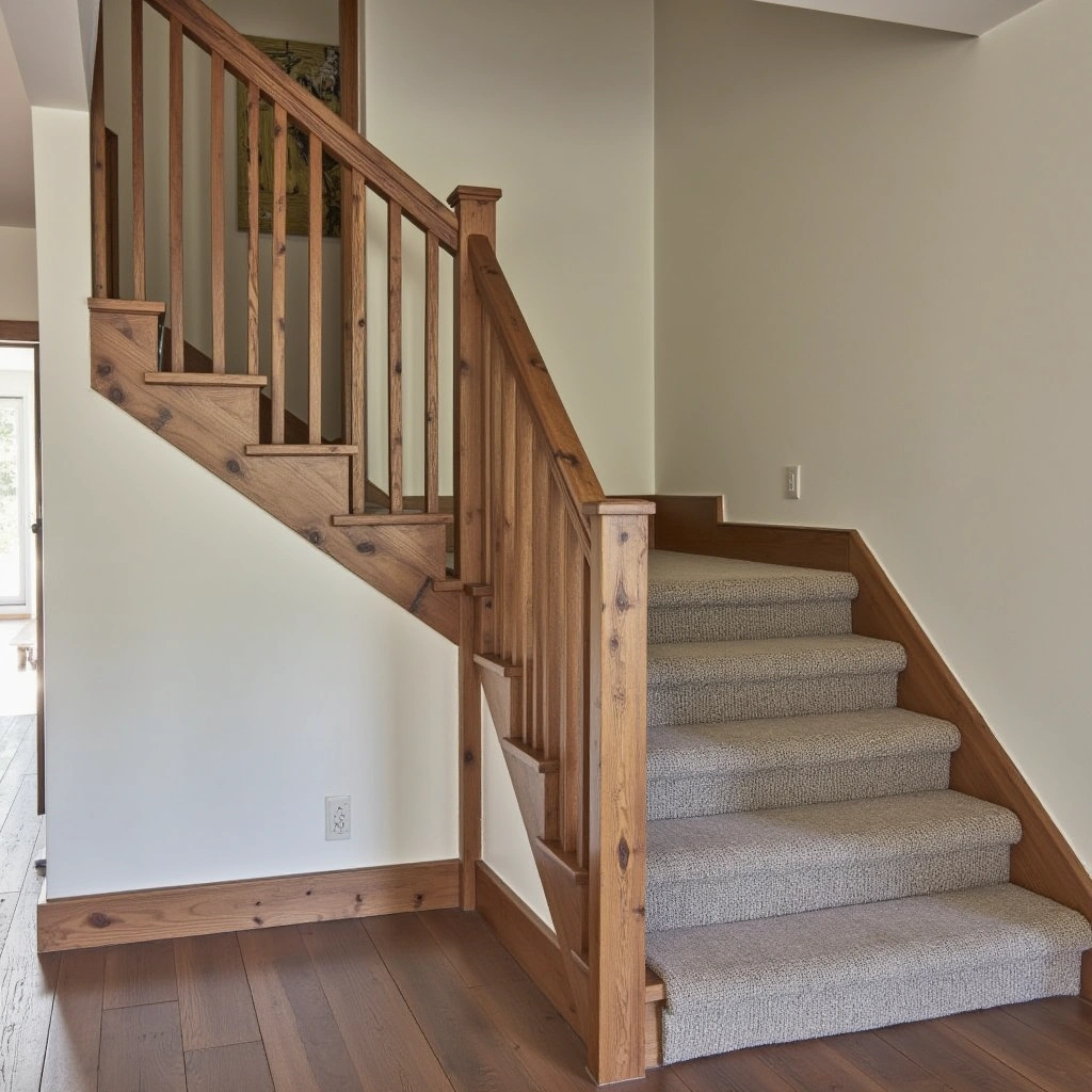 7. Rustic Wood Beam Railings