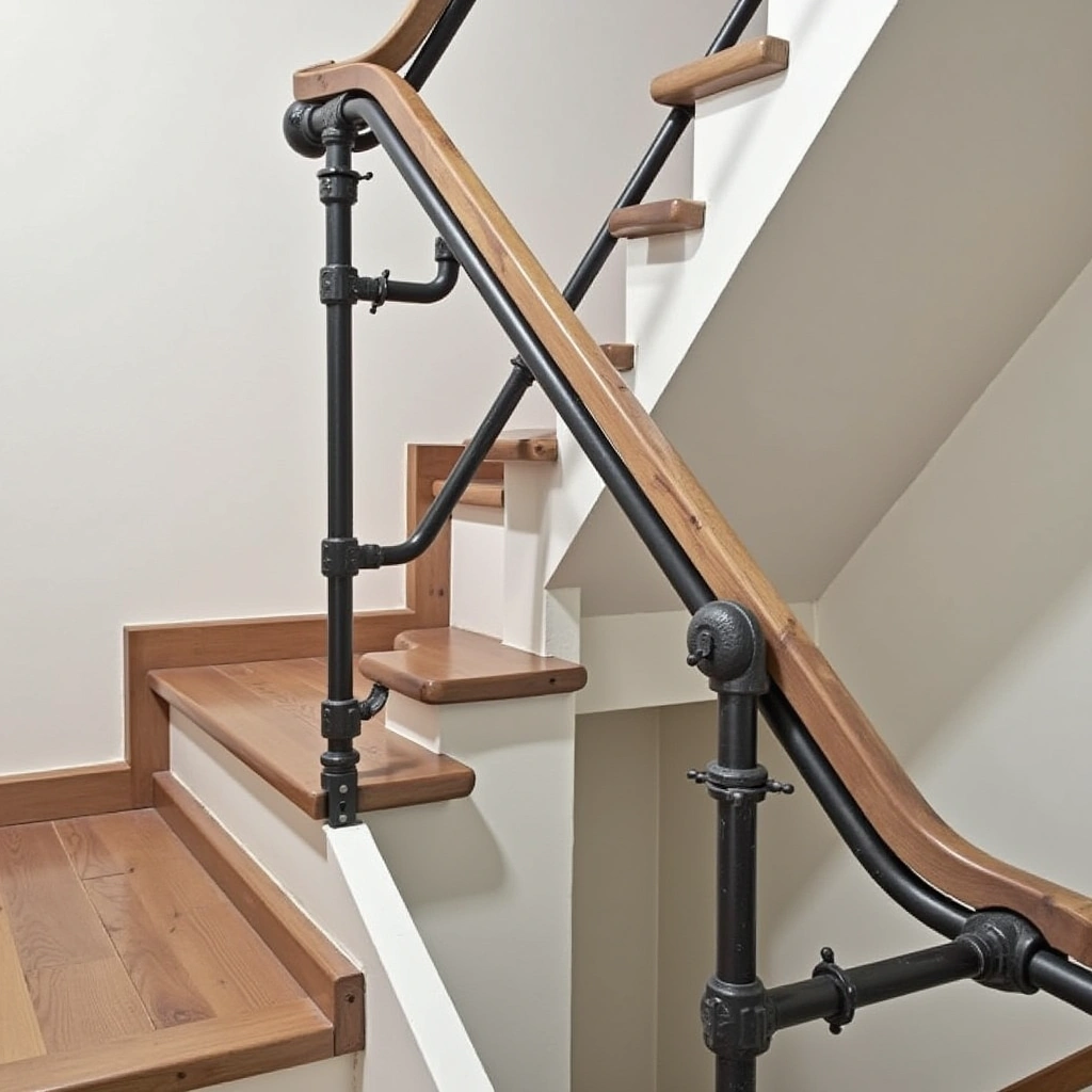12. Industrial Pipe Railings