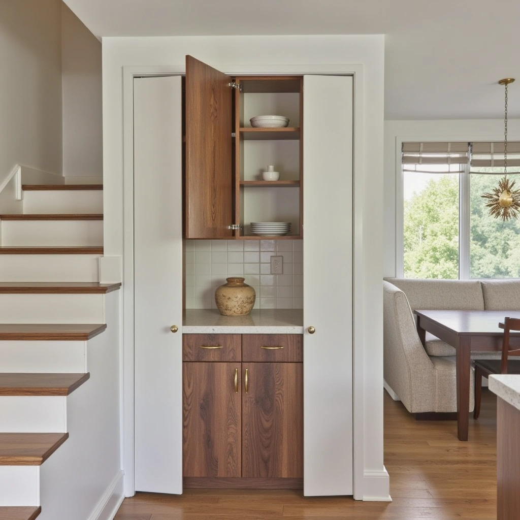 6. Open Riser Stairs with Under-Stair Storage