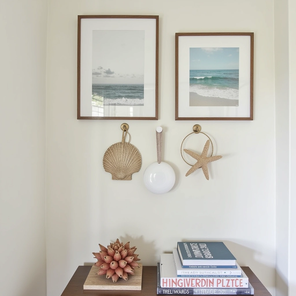 6. Coastal-Themed Wall Art: Personal Touches