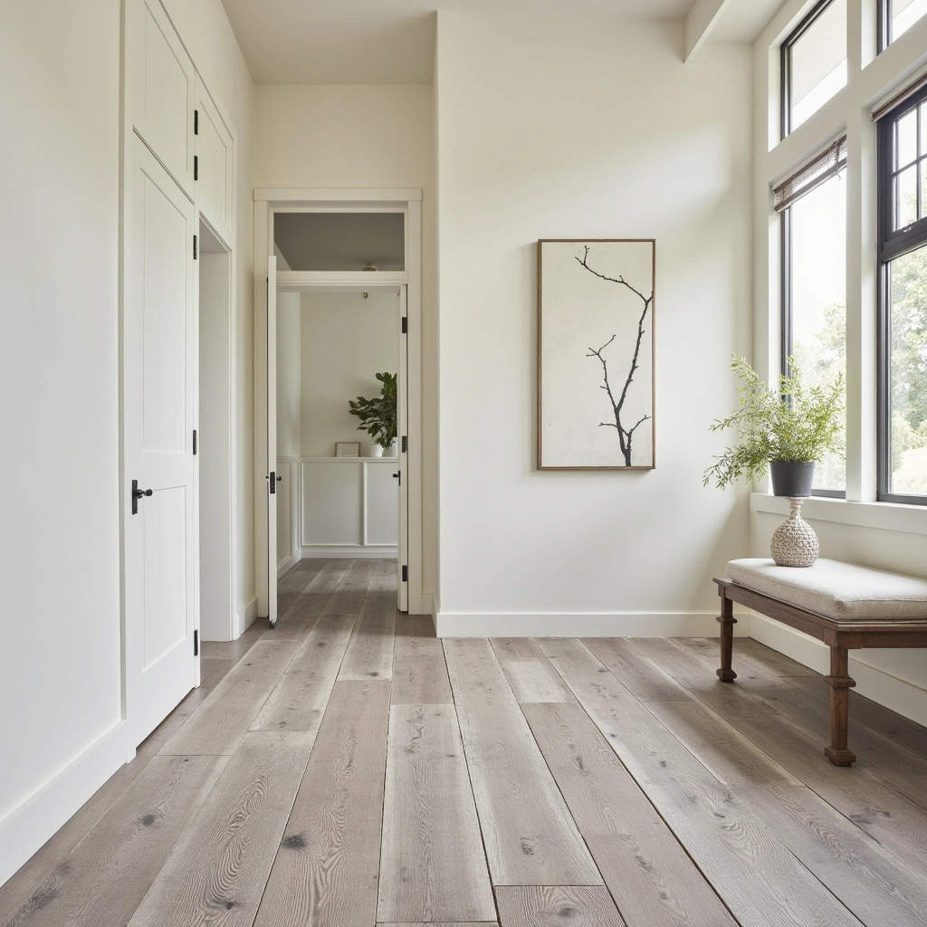 7. Weathered Wood Flooring: Foundation of Coastal Style