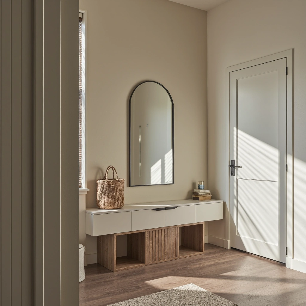 4. Large Decorative Mirror Corner Setup