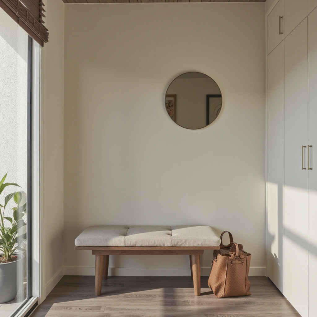 8. Minimalist Corner Stool or Ottoman