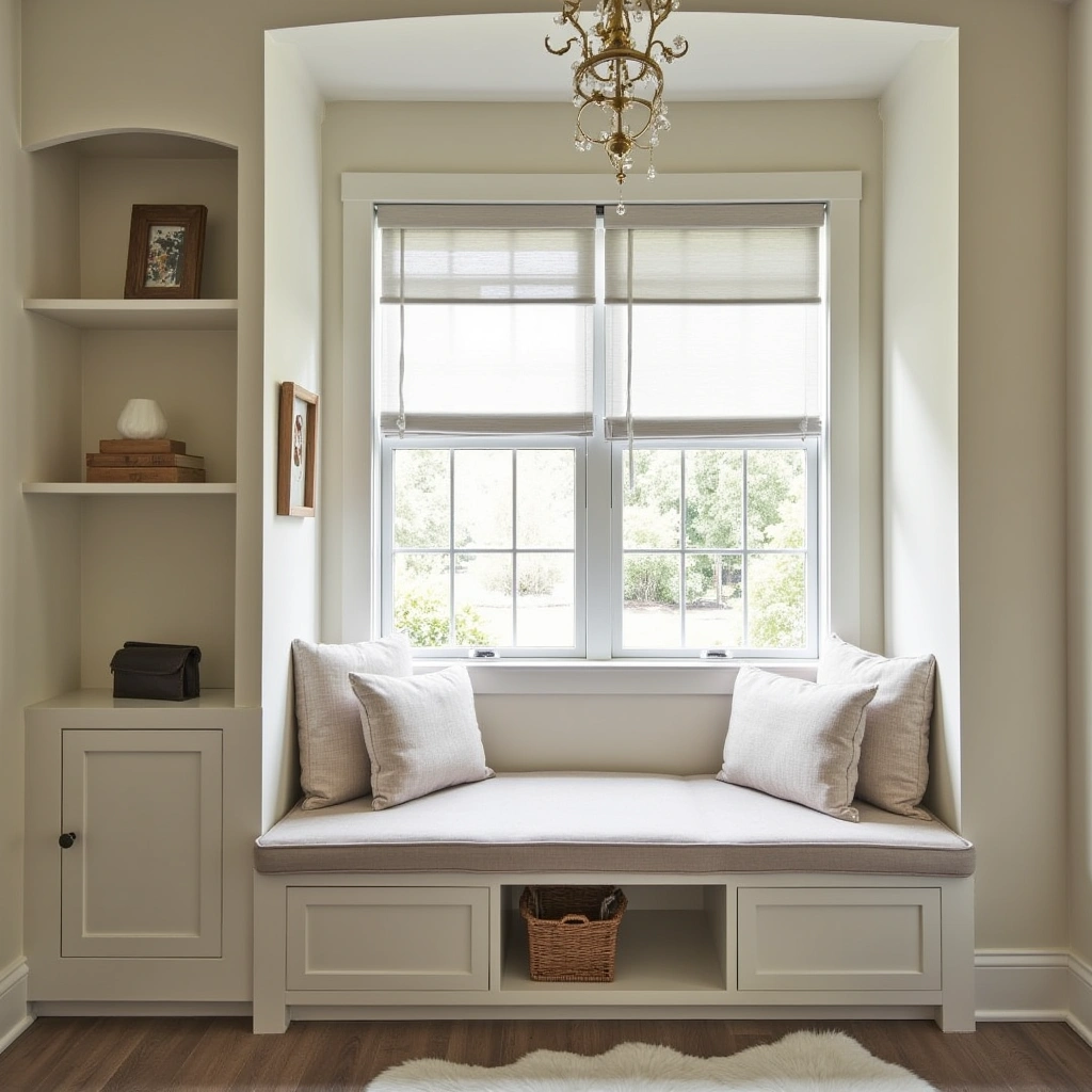 15. Window Seating with Storage for Cozy Corners