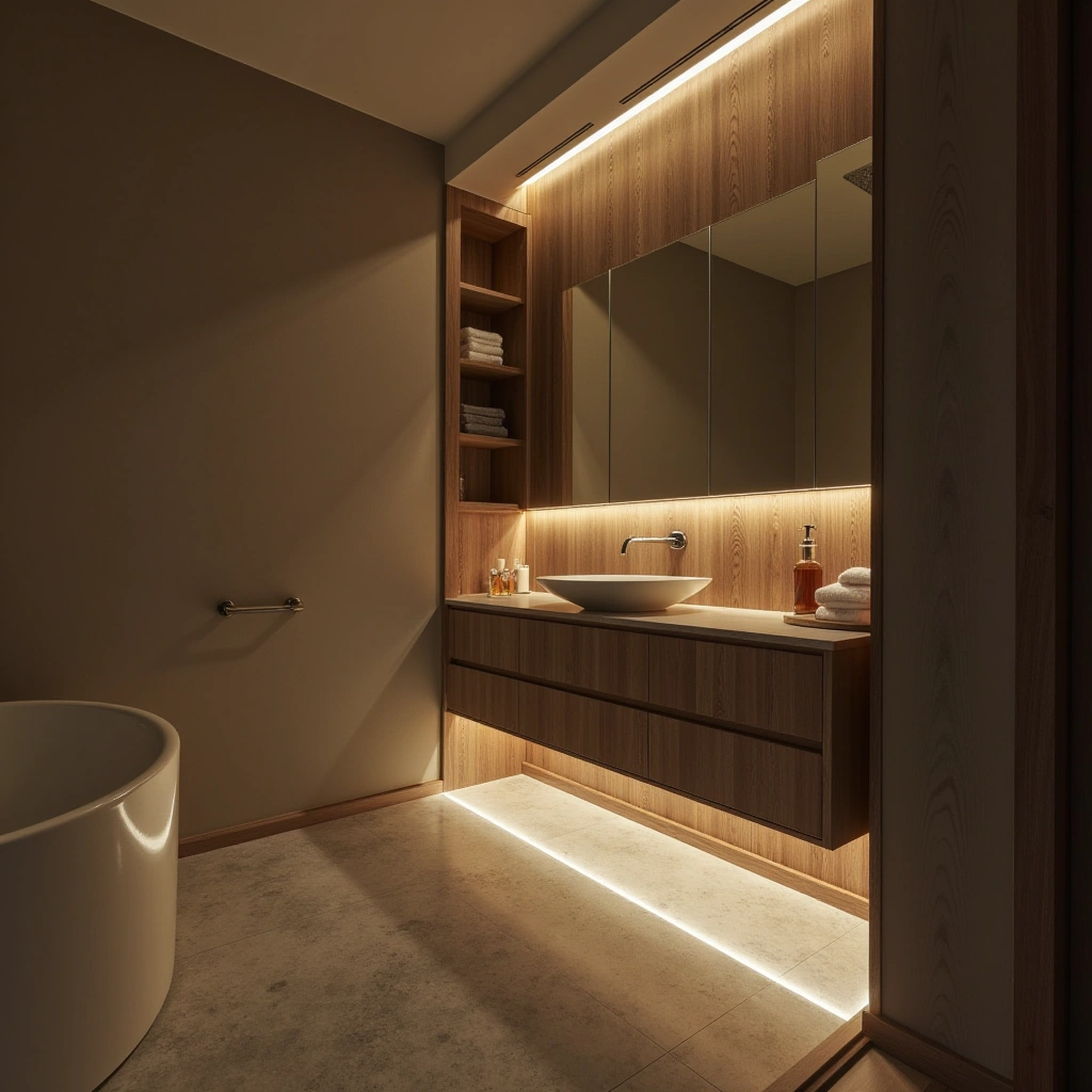 13. Floor-Level Lighting for Safety and Style