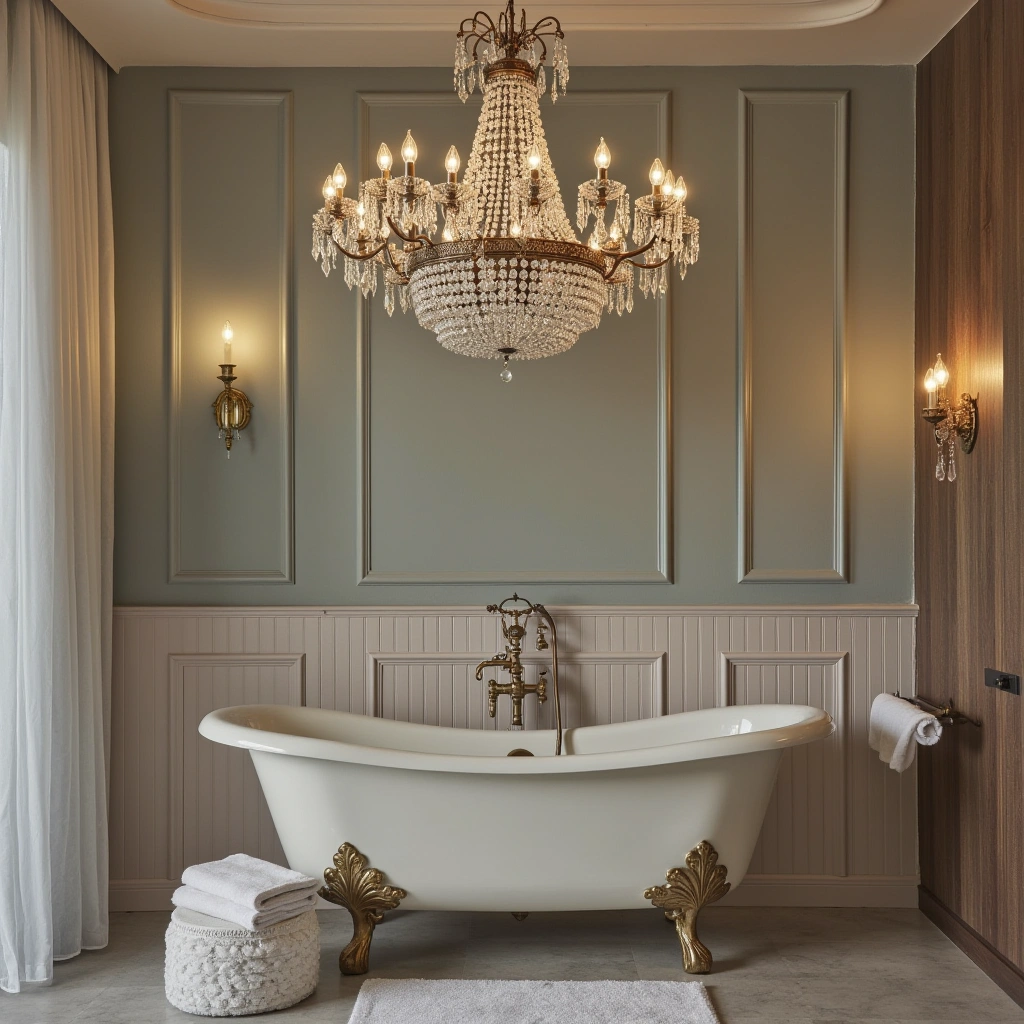 3. Victorian Crystal Chandeliers: Classic Elegance