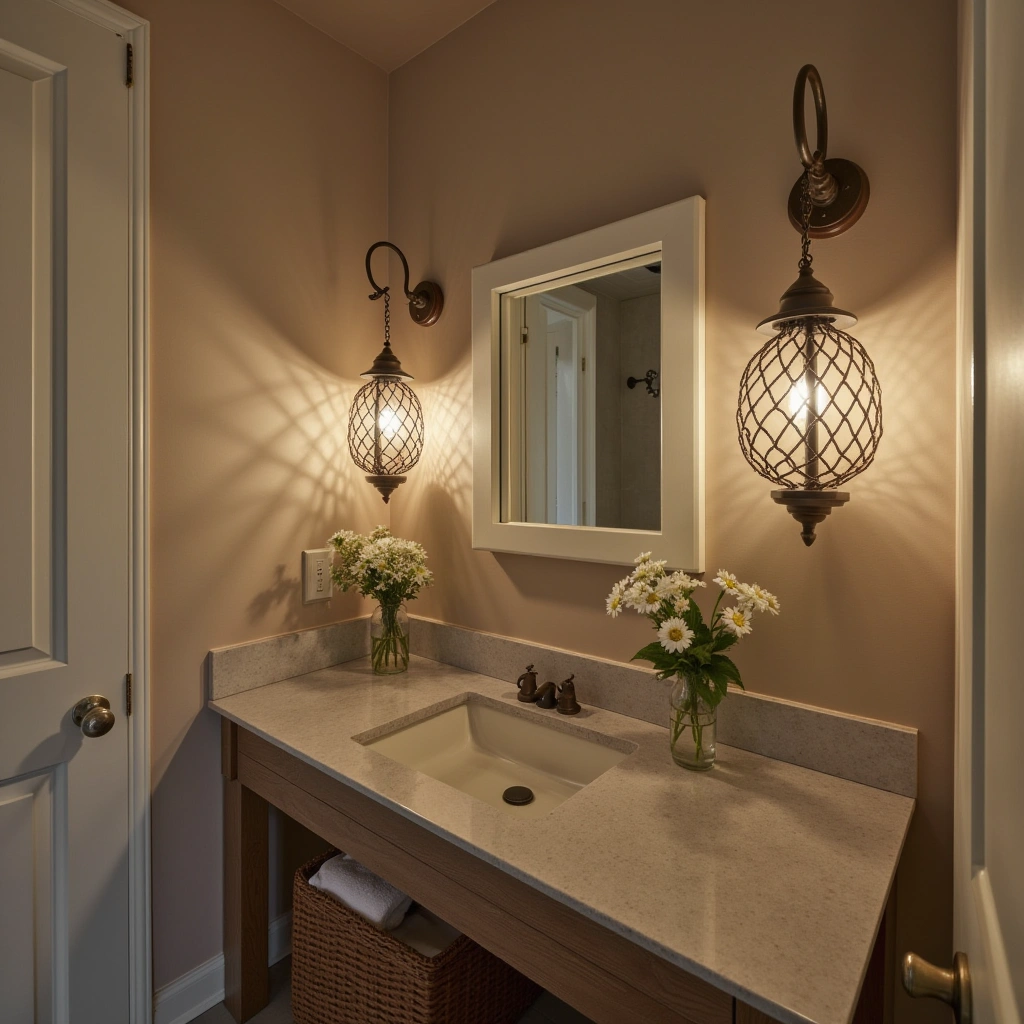 6. Lantern-Style Pendants: Rustic Vintage Vibes