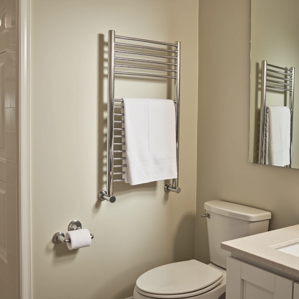 3. Heated Towel Rack