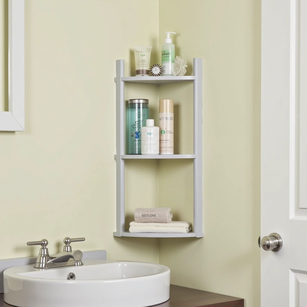 13. Corner Towel Rack