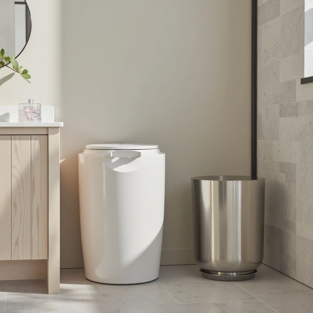 The Role of a Bathroom Trash Can