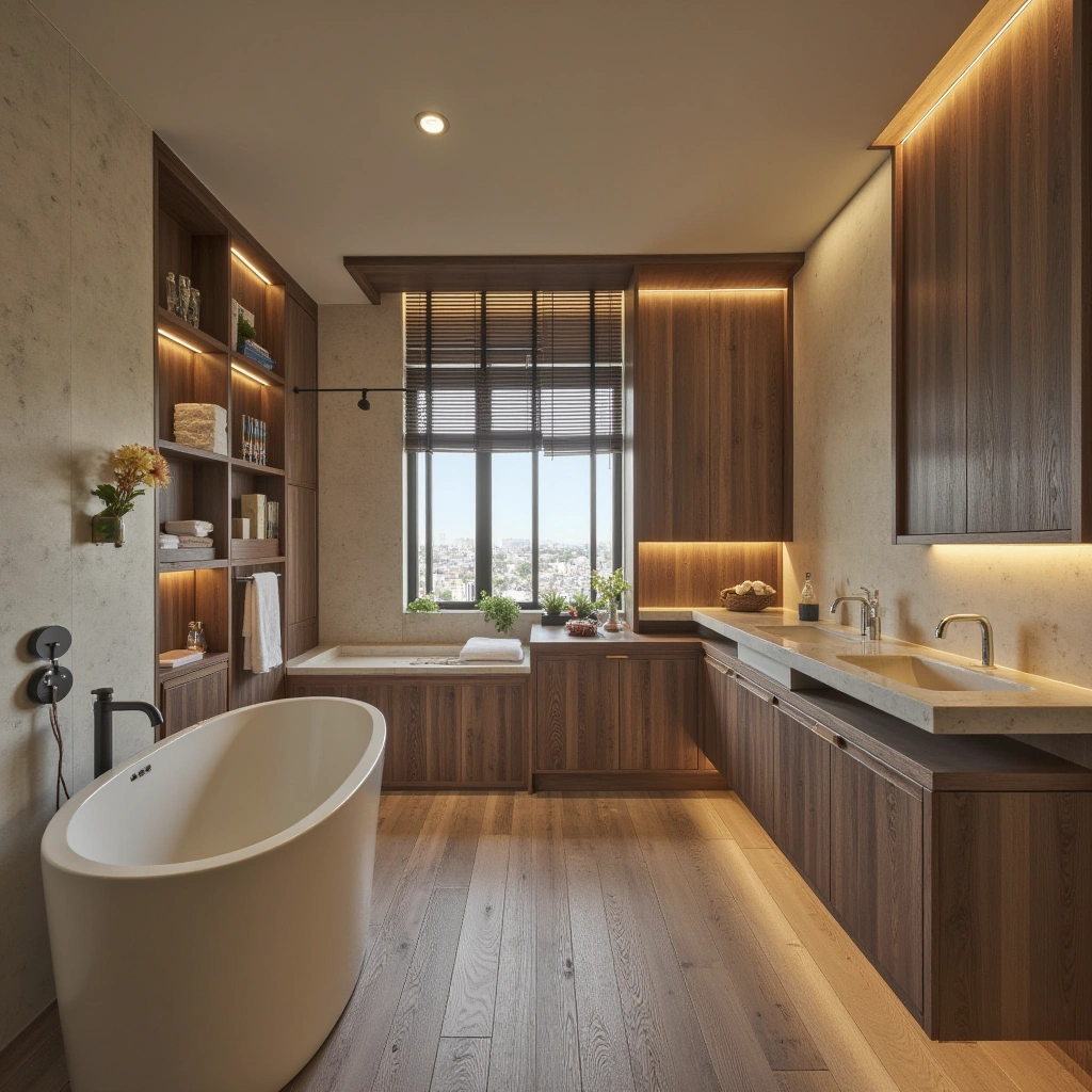 6. Wood-Look Porcelain Tiles