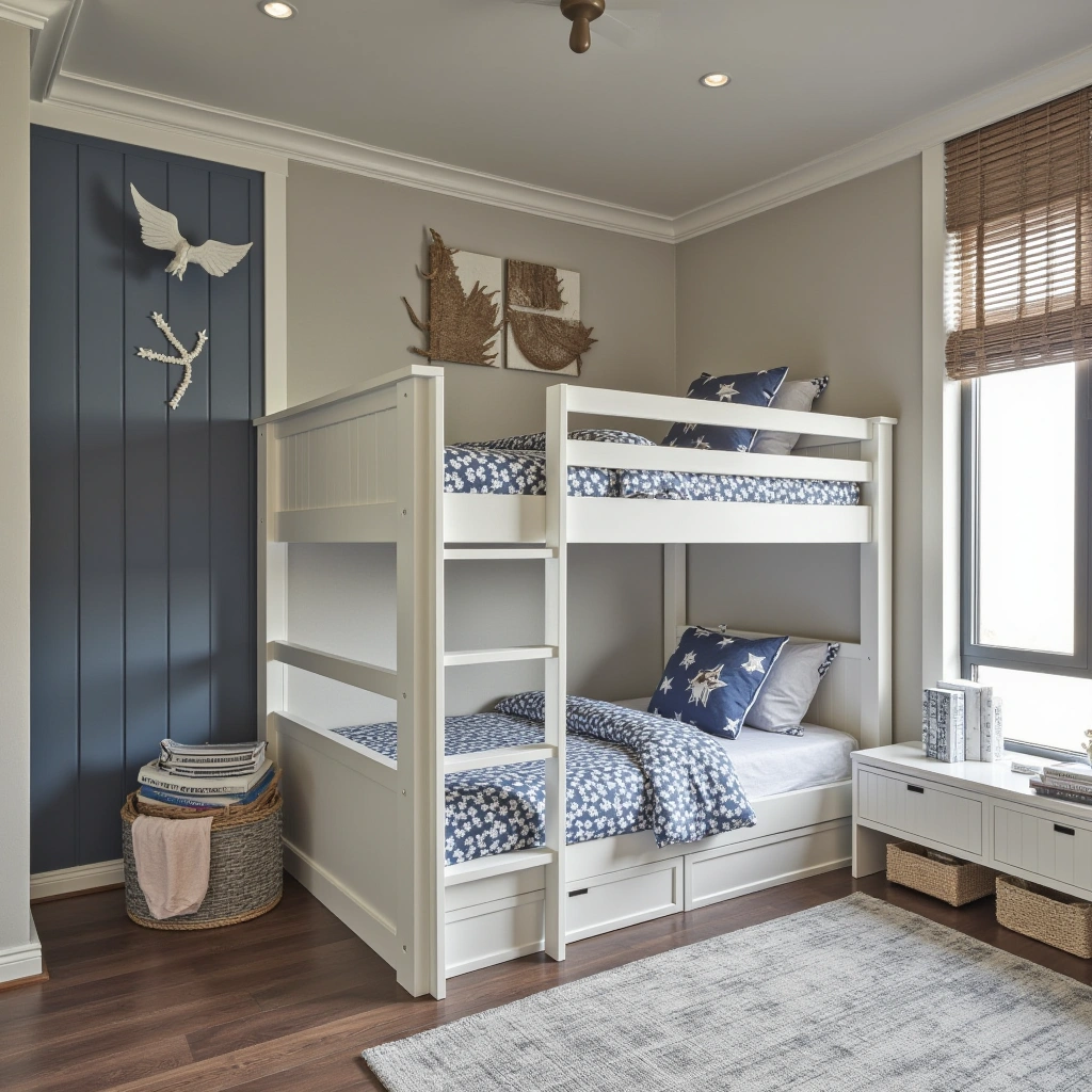 16. Nautical-Themed Loft Bed