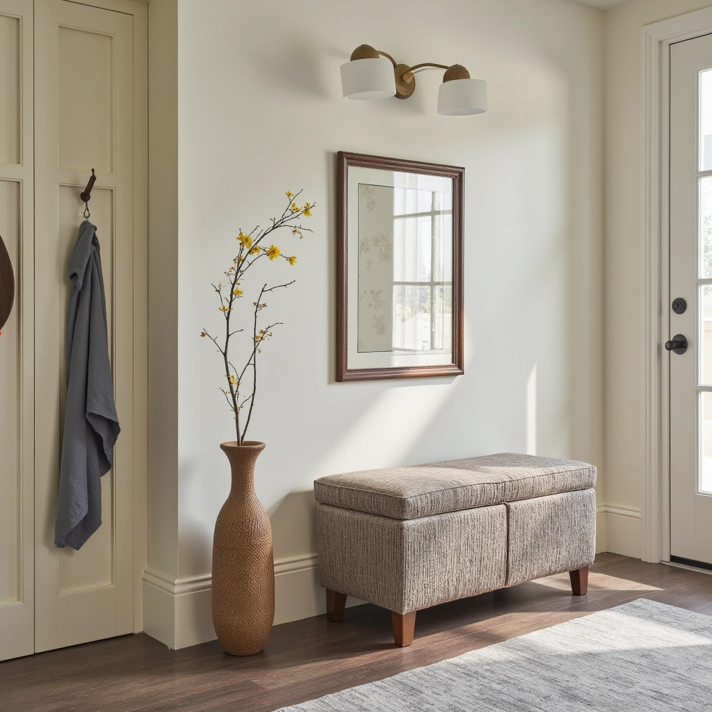 17. Soft Cushioned Seating with Textured Fabrics