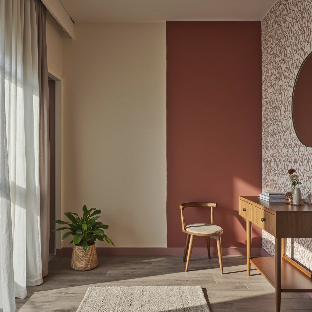 6. Paint or Wallpaper an Accent Wall