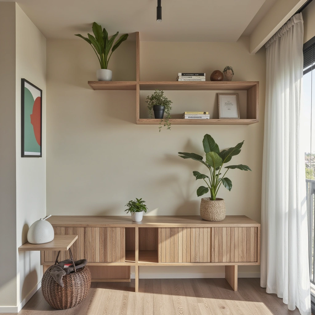 8. Use Floating Shelves for Decorative Displays