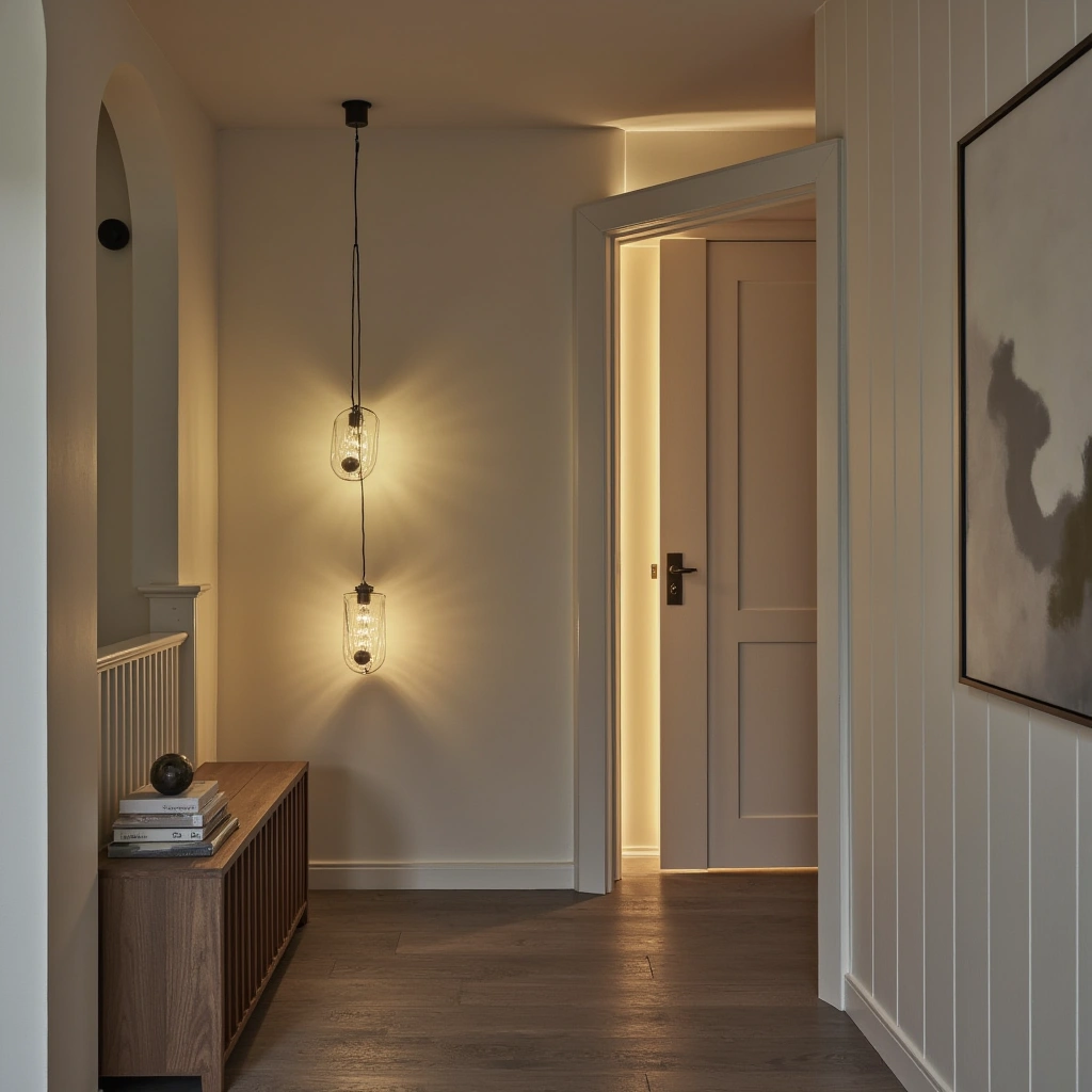 6. Statement Pendant Light in the Corner