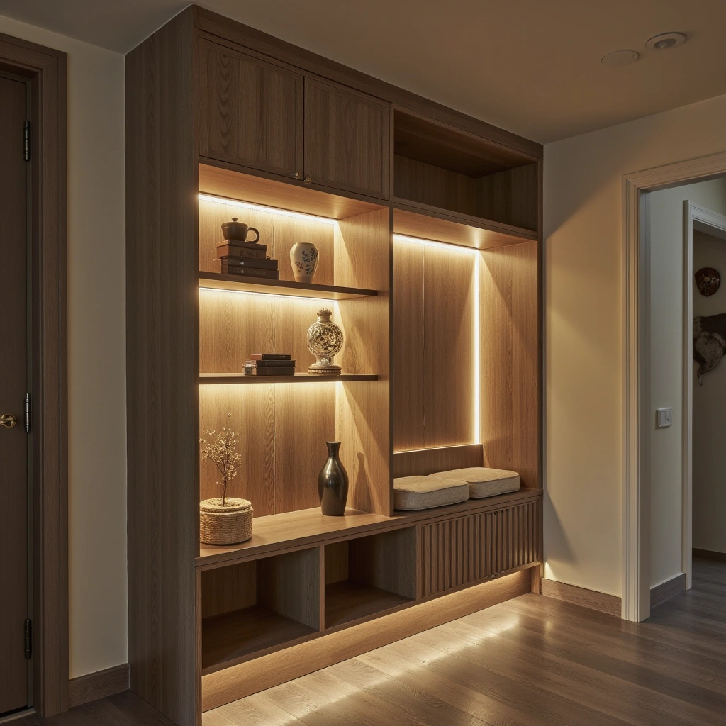 10. Built-In LED Strip Lighting for Ambiance