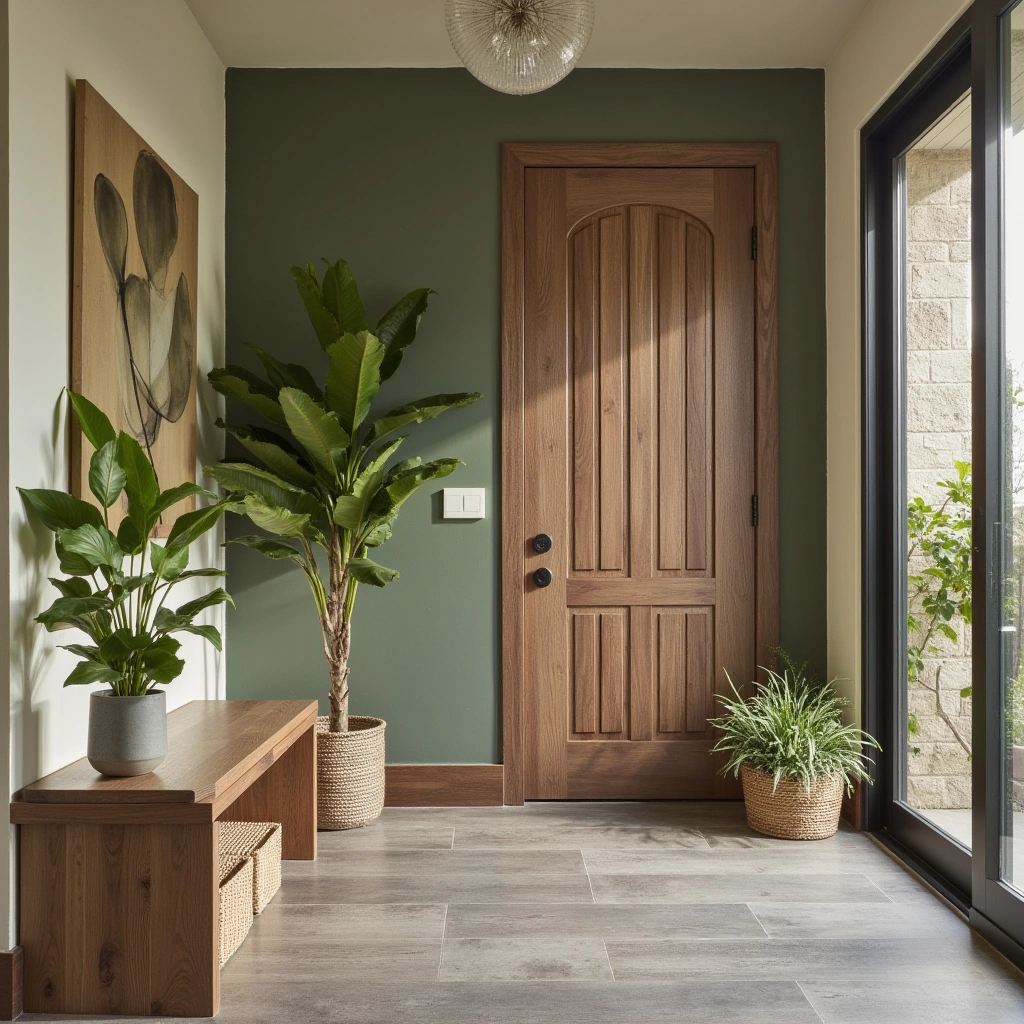 8. Nature-Inspired Entryway