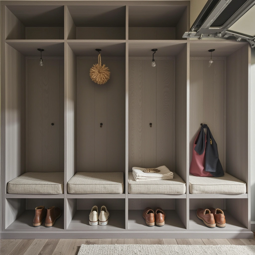 1. Classic Built-In Cubbies with Bench Seating