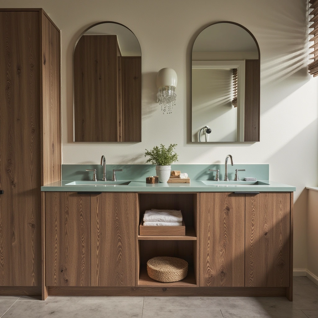 20. Sustainable Vanity with Eco-Friendly Materials