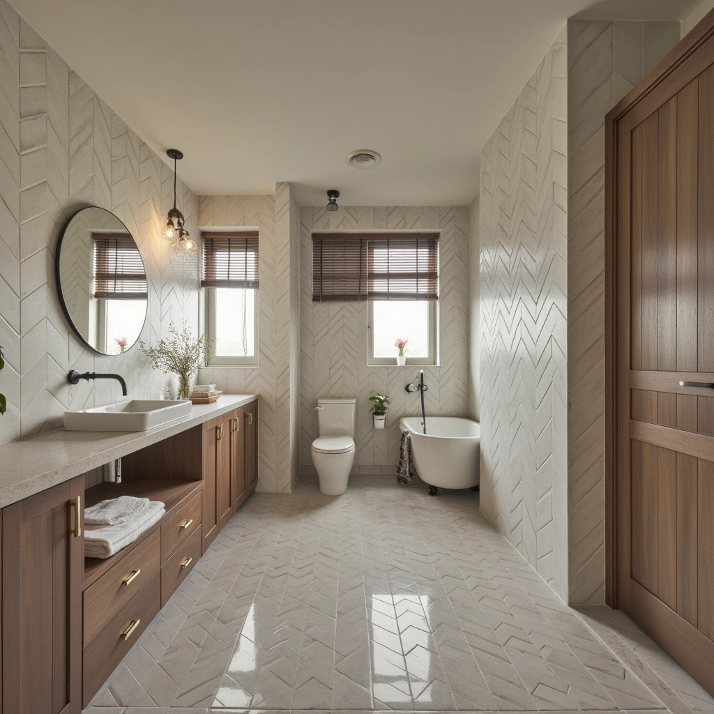 17. Chevron Pattern Tiles