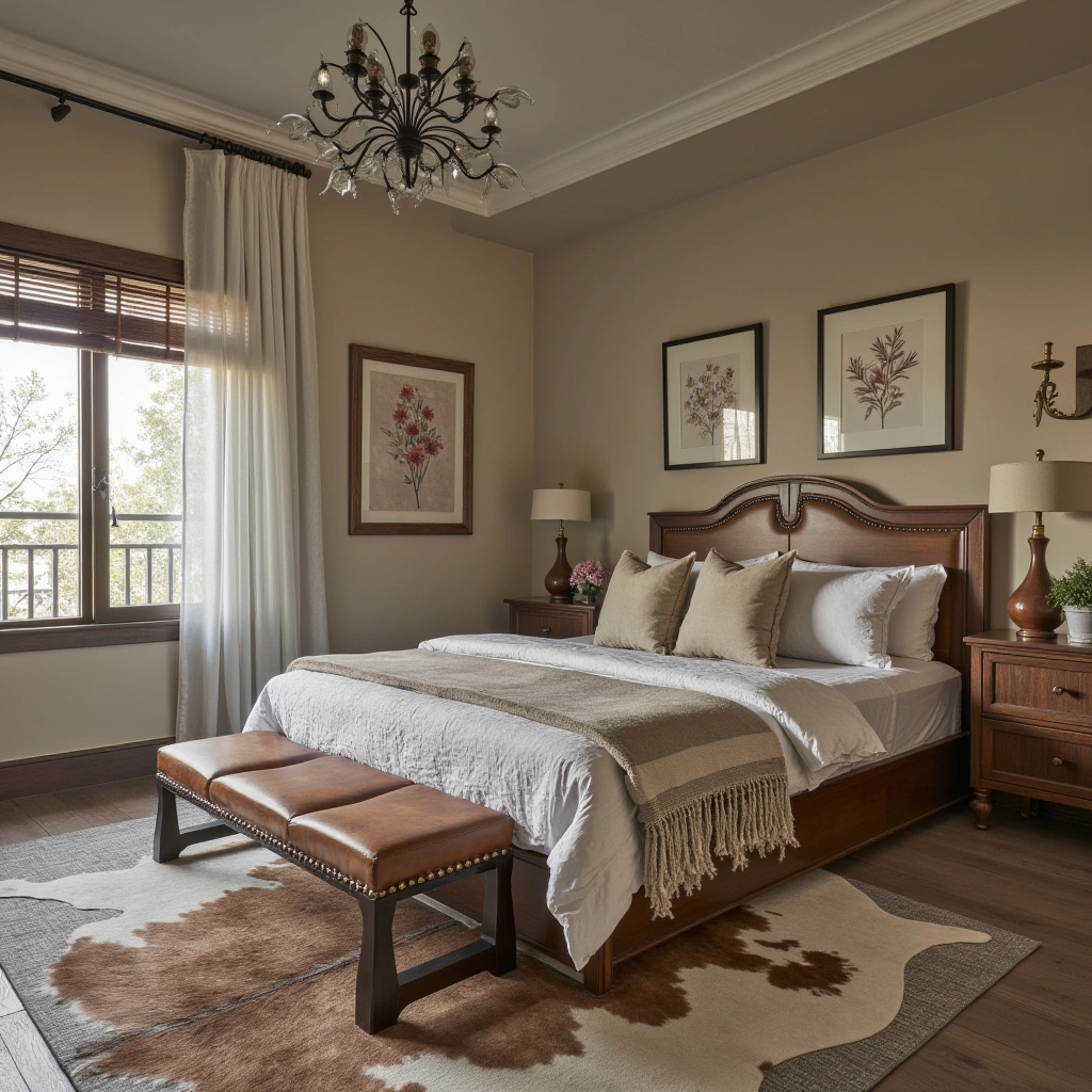 4. Cowboy Chic Bedroom