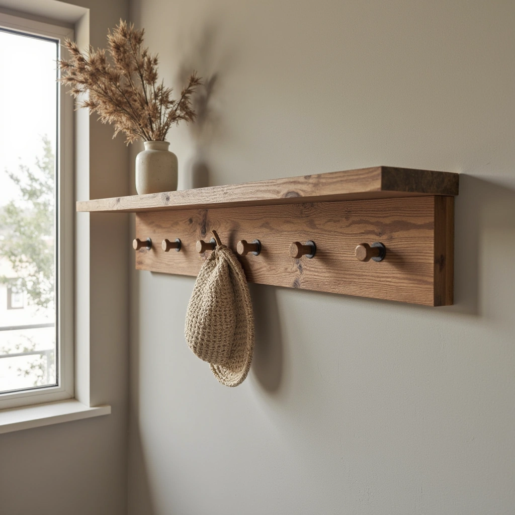 2. Rustic Wooden Pegs