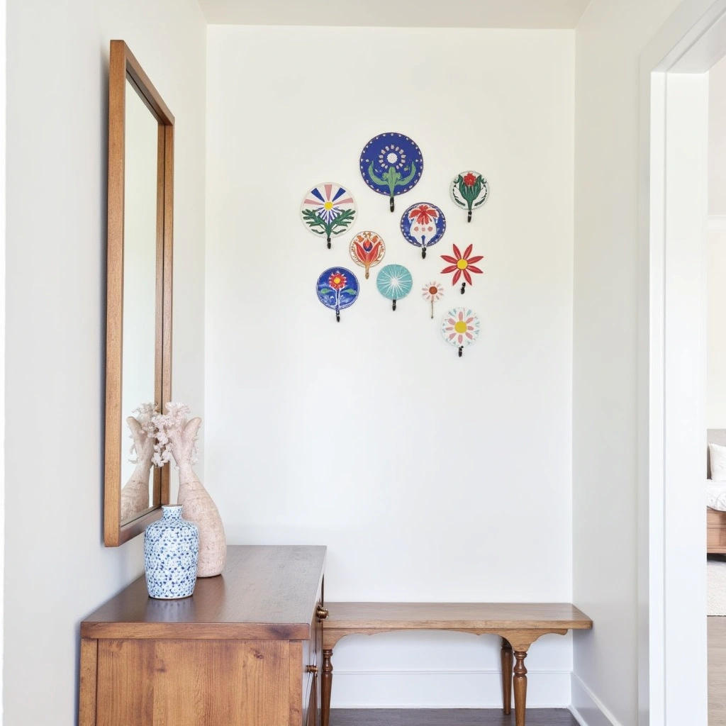 7. Colorful Ceramic Wall Hooks