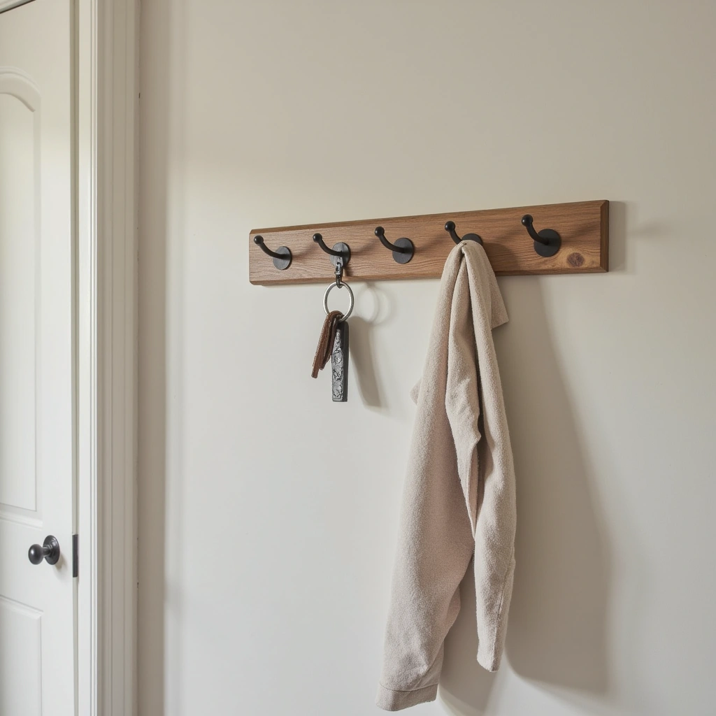 1. Minimalist Floating Key Hooks