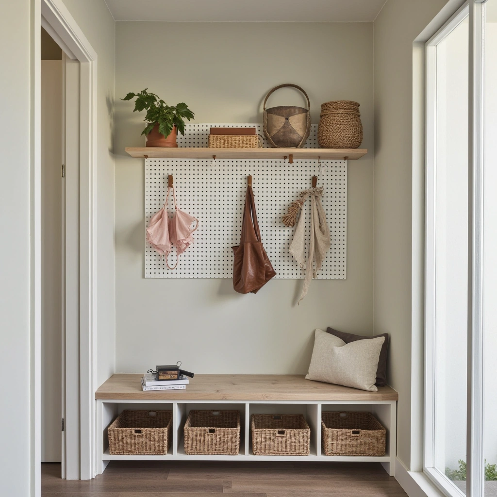 11. DIY Pegboard Key Organizer