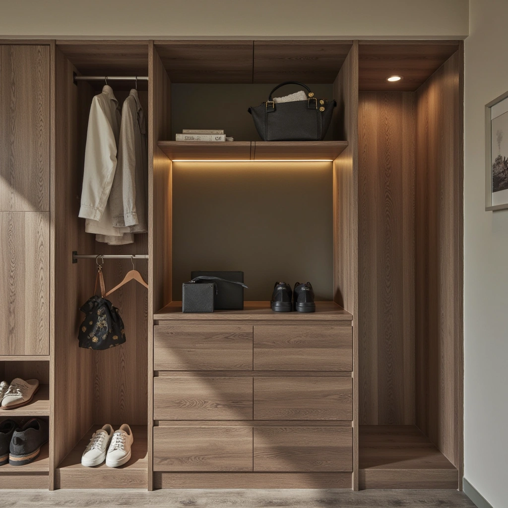 1. Built-in Shoe Cabinets: Seamless and Stylish