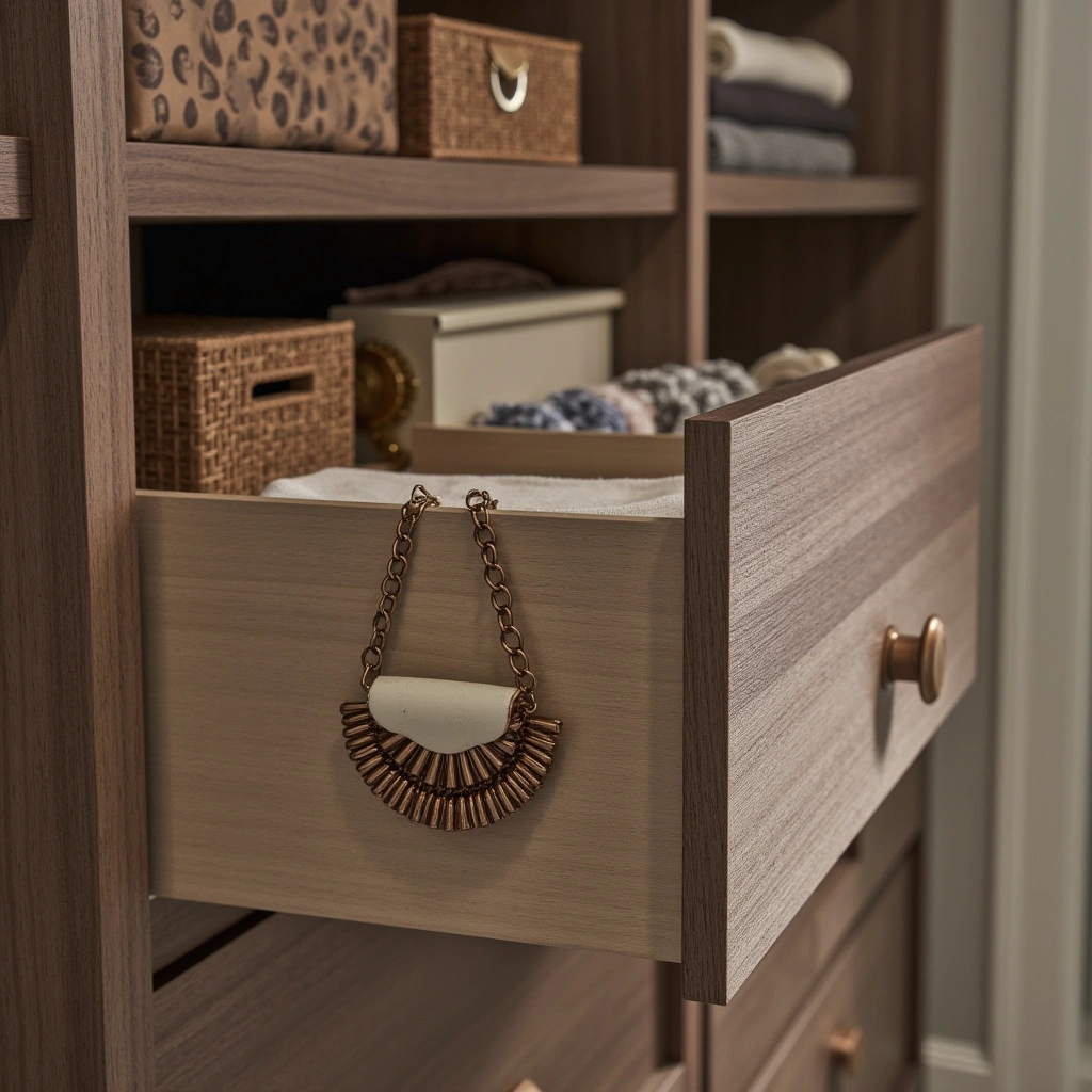 13. Overhead Drawers for Hidden Storage