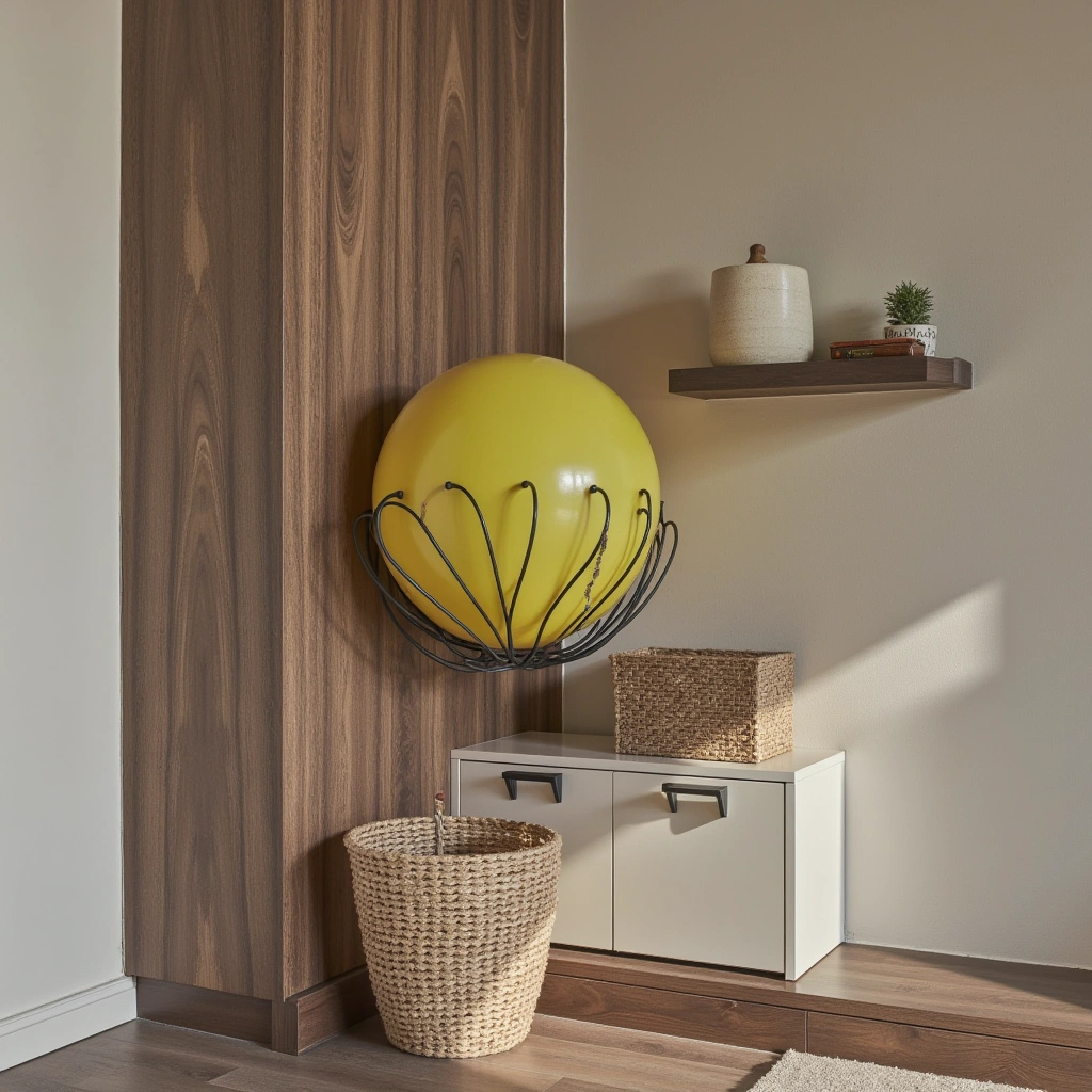1. Wall-Mounted Ball Racks