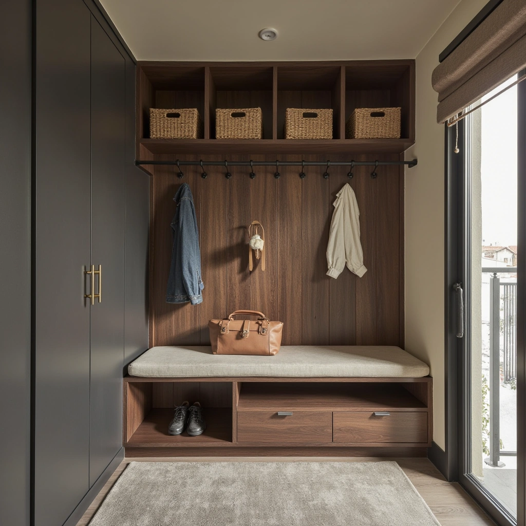 5. Bench with Built-in Storage