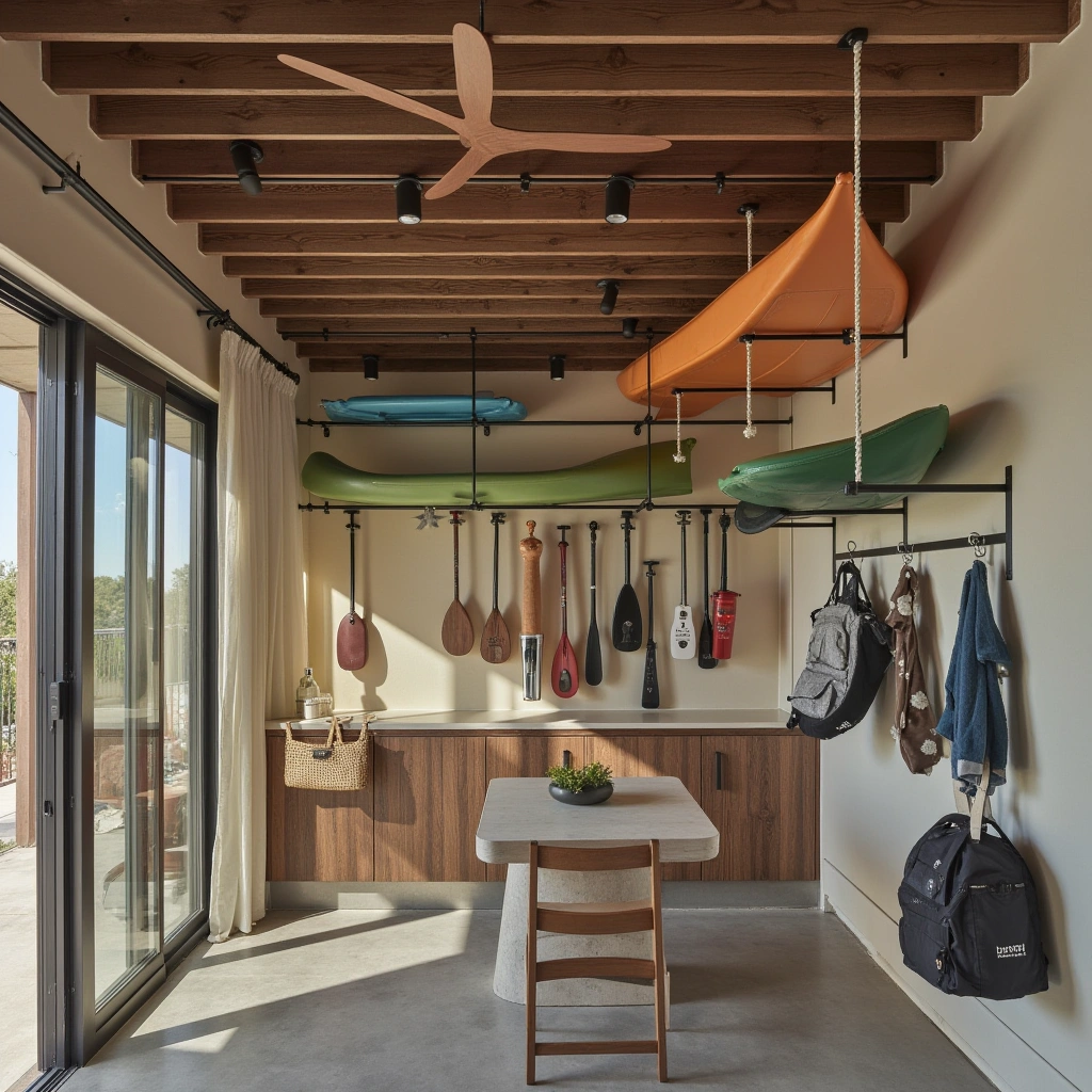 12. Ceiling Pulley Storage Systems