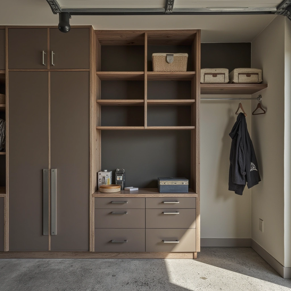 8. Sports Equipment Cabinets with Adjustable Shelves