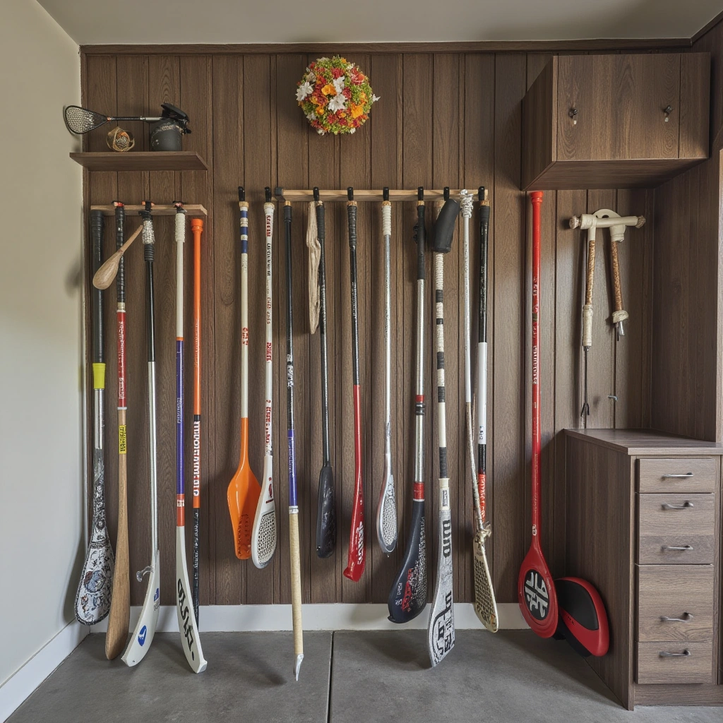 11. Long-Handled Tool and Stick Holders