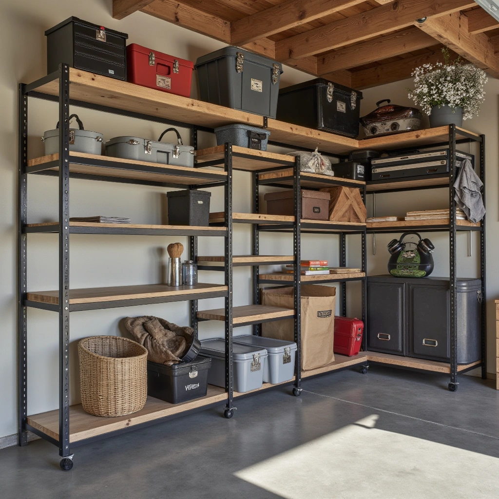 2. Adjustable Overhead Shelving System