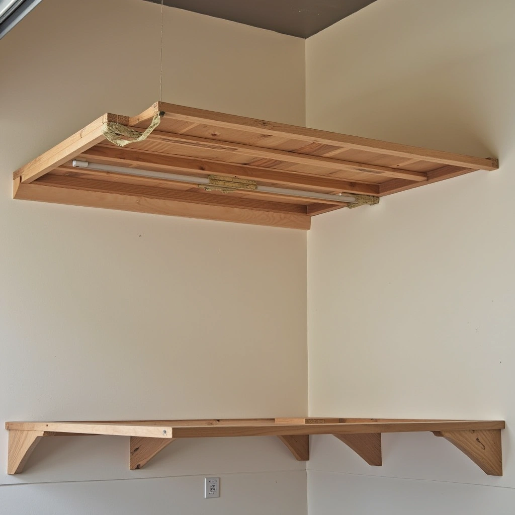 10. Fold-Down Loft Storage